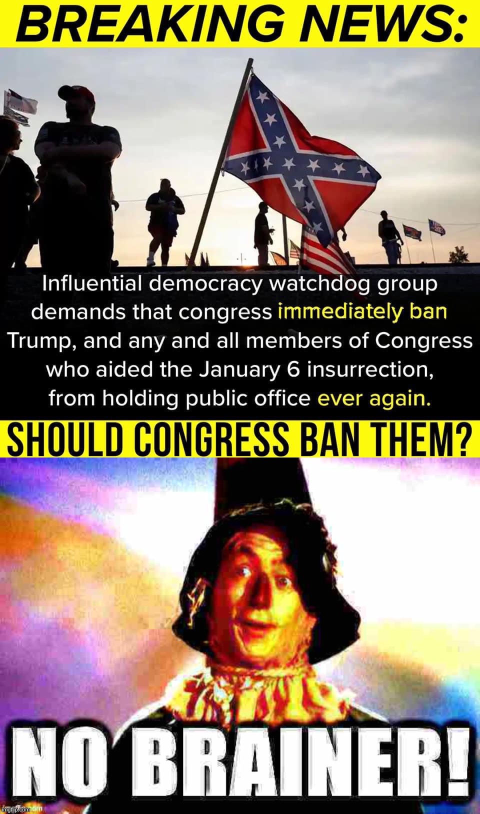 image tagged in jan 6 republicans,wizard of oz scarecrow no brainer deep-fried | made w/ Imgflip meme maker