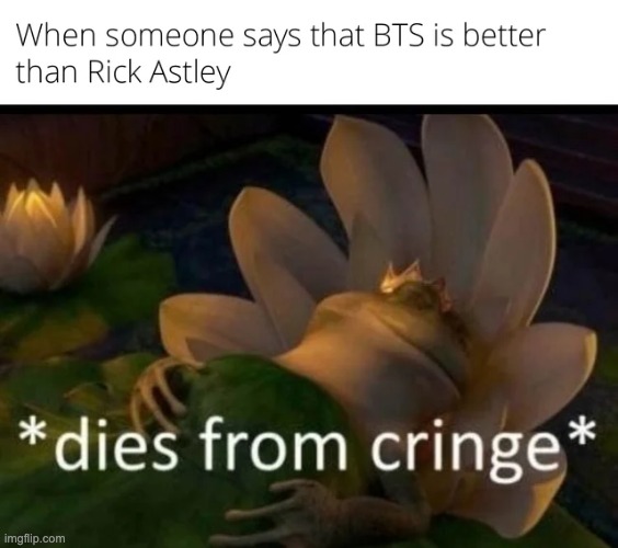 no offense | image tagged in bts,rick astley | made w/ Imgflip meme maker