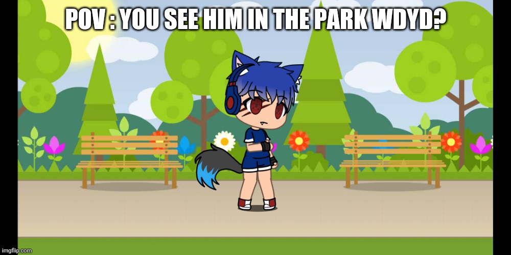POV : YOU SEE HIM IN THE PARK WDYD? | made w/ Imgflip meme maker
