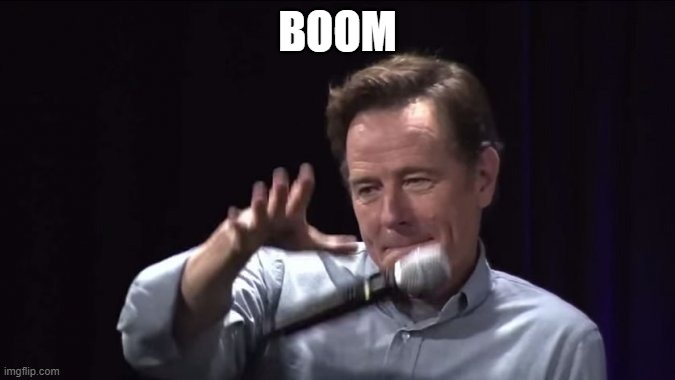 mic drop | BOOM | image tagged in mic drop | made w/ Imgflip meme maker