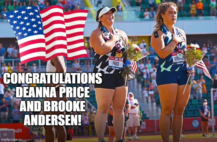 CONGRATULATIONS
DEANNA PRICE
AND BROOKE
ANDERSEN! | made w/ Imgflip meme maker