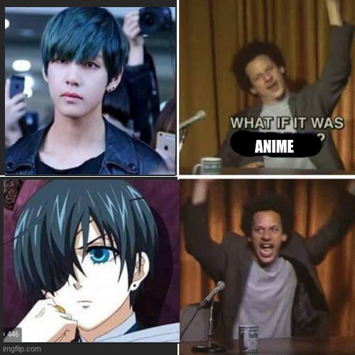 What if it was anime? Pt 4 | ANIME | image tagged in what if it was purple | made w/ Imgflip meme maker