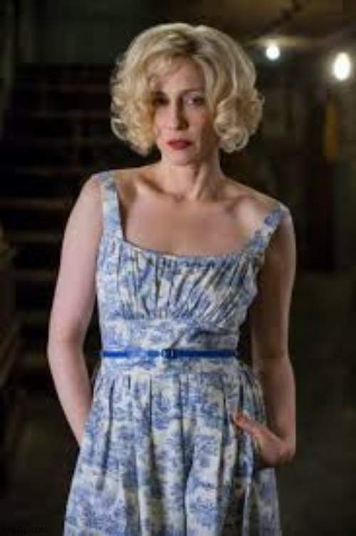 Norma Bates in a pretty dress | image tagged in norma bates in a pretty dress | made w/ Imgflip meme maker