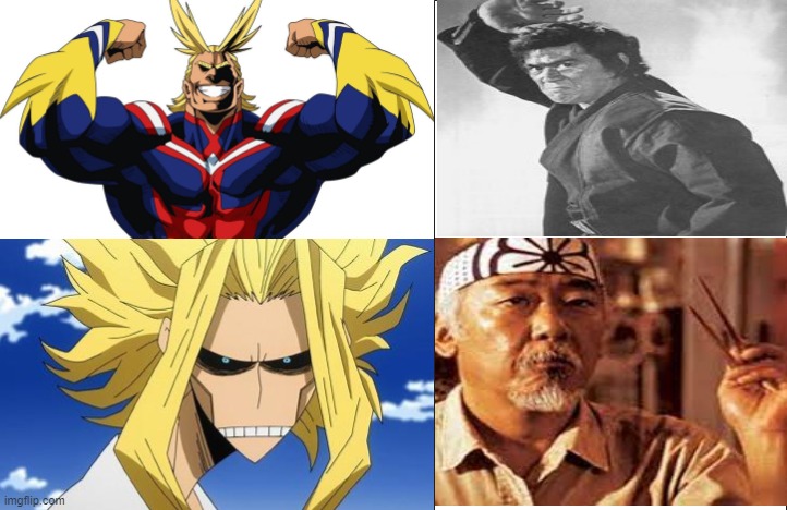 does anyone think the same way as i do | image tagged in all might to toshinori yagi | made w/ Imgflip meme maker