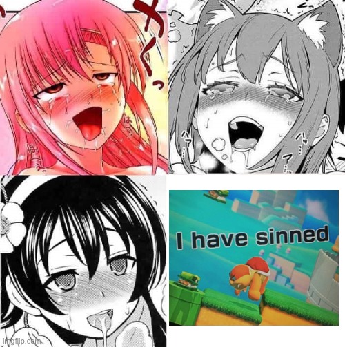 Hentai Faces | image tagged in hentai faces | made w/ Imgflip meme maker