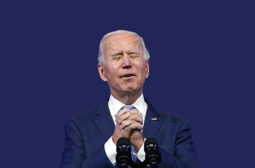 High Quality Biden's Prayer Blank Meme Template