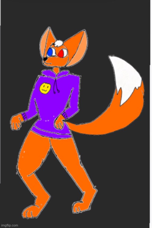 A full body- Void!! Not your art, for someone. You can ask for one in the comments. | image tagged in furry | made w/ Imgflip meme maker