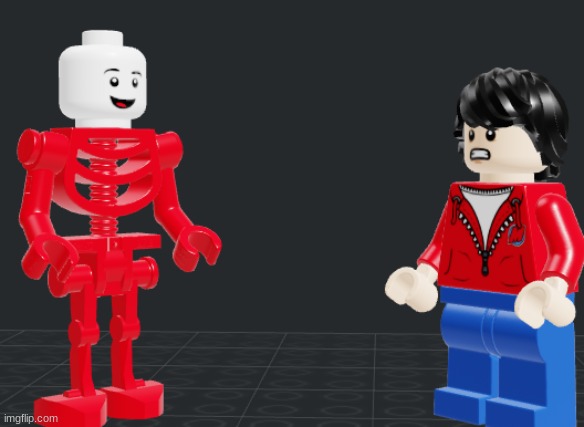 i tried making stickdanny in lego but this is cursed | made w/ Imgflip meme maker