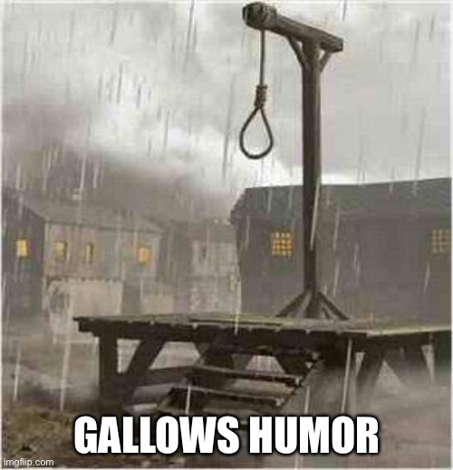 Dark humor gallows | GALLOWS HUMOR | image tagged in gallows,dark humor,humor,gallows humor | made w/ Imgflip meme maker