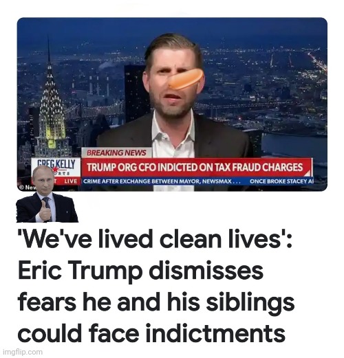 Delusion 101 | image tagged in eric trump,corruption,big donnie,trump org | made w/ Imgflip meme maker