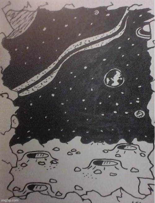 another one of my space drawrings | image tagged in blank white template | made w/ Imgflip meme maker