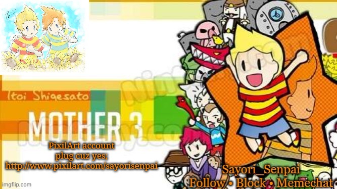 Sayori's Mother 3 temp | PixilArt account plug cuz yes;
http://www.pixilart.com/sayorisenpai | image tagged in sayori's mother 3 temp | made w/ Imgflip meme maker