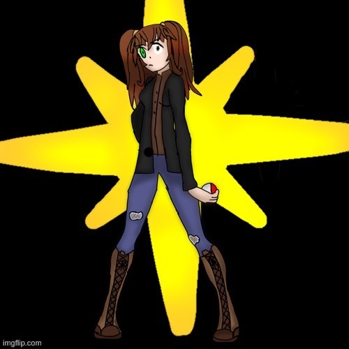 Serenity, a Pokemon OC I made a few days ago. Program/app used: Ibis Paint X | made w/ Imgflip meme maker