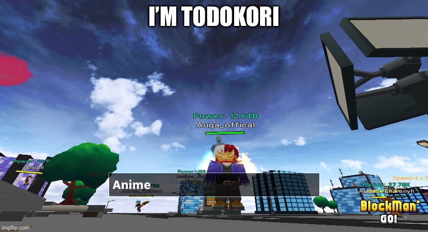 Haha yes! | I’M TODOKORI | image tagged in todoroki | made w/ Imgflip meme maker