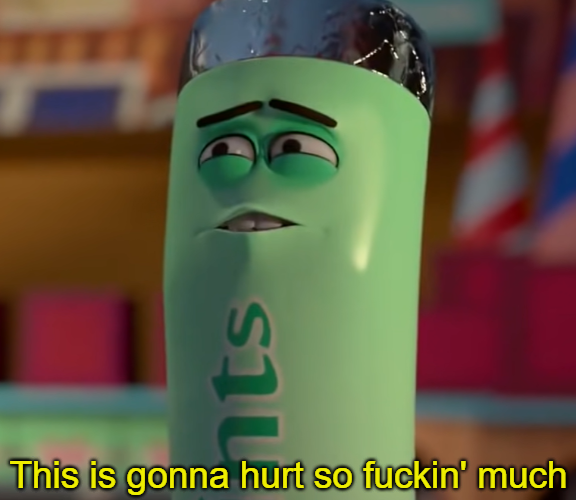 This is Gonna Hurt So Fuckin' Much Blank Meme Template