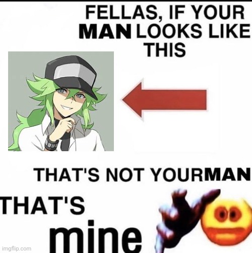 We can agree to this right? | image tagged in that's not your man,pokemon,pokemon black and white,n harmonia | made w/ Imgflip meme maker