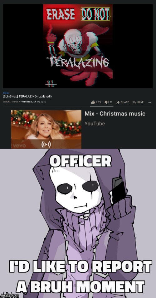 does this look like christmas music? | image tagged in i'd like to report a bruh moment | made w/ Imgflip meme maker