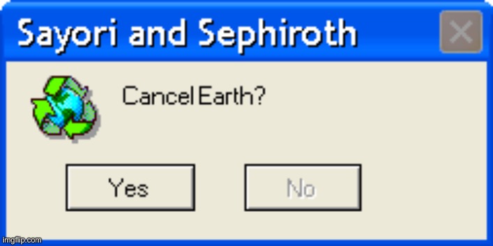 I’m not sleeping tonight- | image tagged in sayori and sephiroth | made w/ Imgflip meme maker