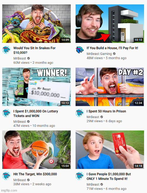 MR. BEAST!!1!!1!!!1! - Imgflip