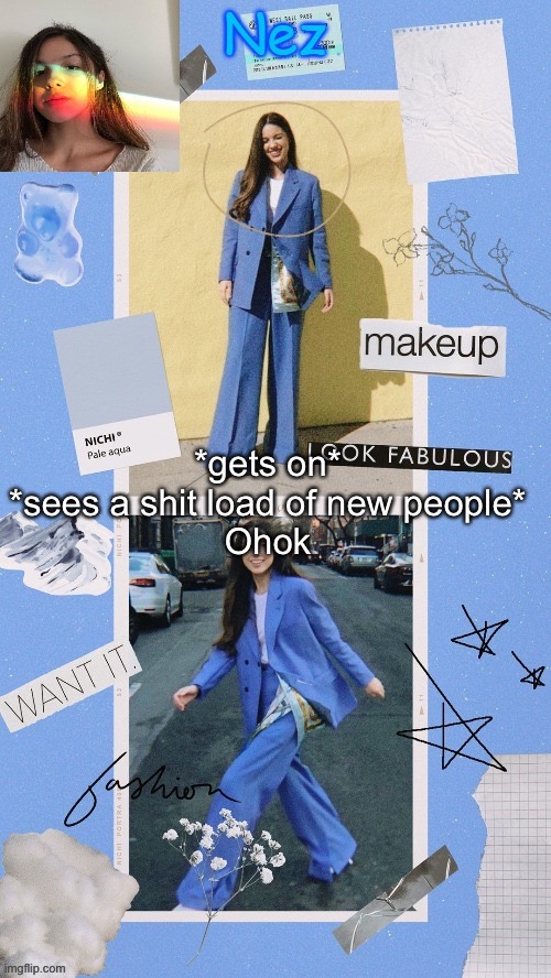 Coot OR temp made by yachi | *gets on*
*sees a shit load of new people*
Ohok | image tagged in coot or temp made by yachi | made w/ Imgflip meme maker