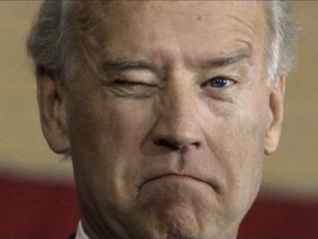 Biden wink Blank Meme Template