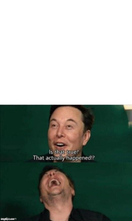 Elon Musk Is that True | image tagged in elon musk is that true | made w/ Imgflip meme maker