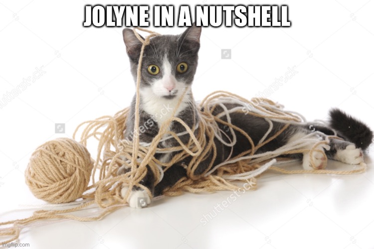 String | JOLYNE IN A NUTSHELL | image tagged in string | made w/ Imgflip meme maker