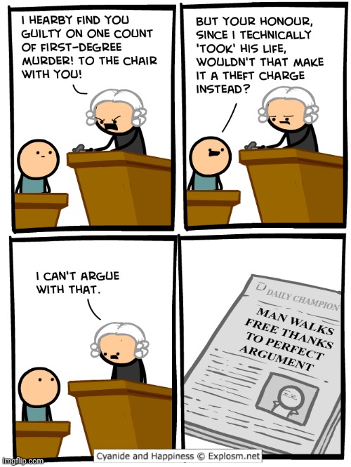 The court comic | image tagged in cyanide and happiness,cyanide,comics/cartoons,comics,comic,court | made w/ Imgflip meme maker