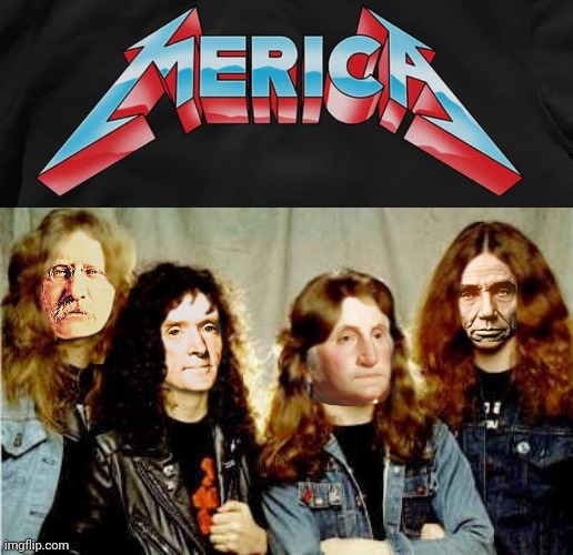 Happy 4th! | image tagged in metallica,fourth of july,founding fathers,independence day,heavy metal | made w/ Imgflip meme maker