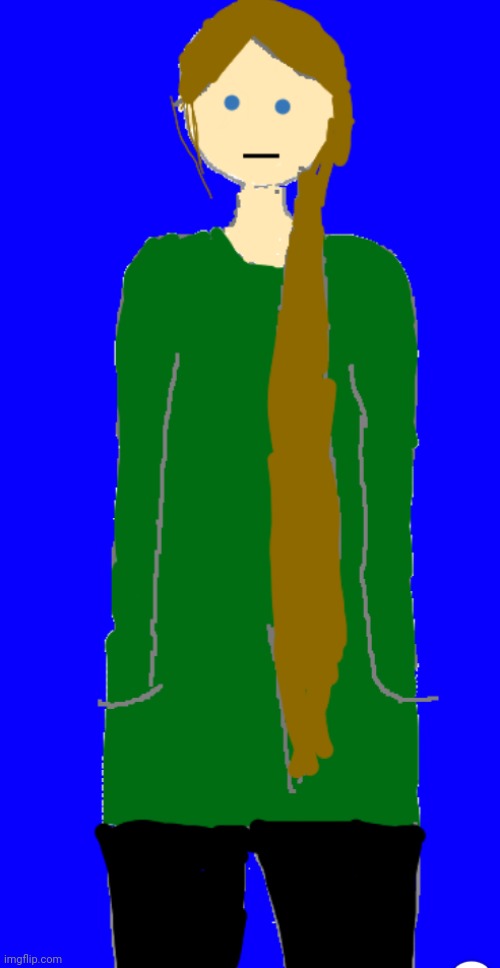 It took two hours to draw this price of crap with no hands (I'm drawing people in my family:/) | made w/ Imgflip meme maker