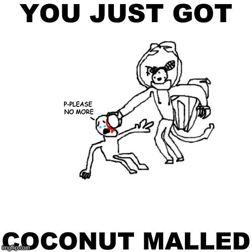 Carlos "YOU JUST GOT COCONUT MALLED" | image tagged in carlos you just got coconut malled | made w/ Imgflip meme maker