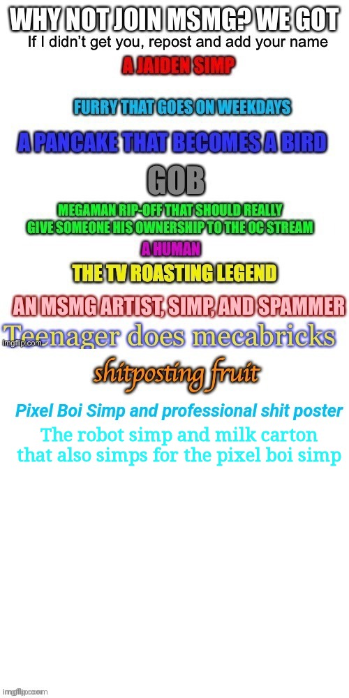 The robot simp and milk carton that also simps for the pixel boi simp | made w/ Imgflip meme maker
