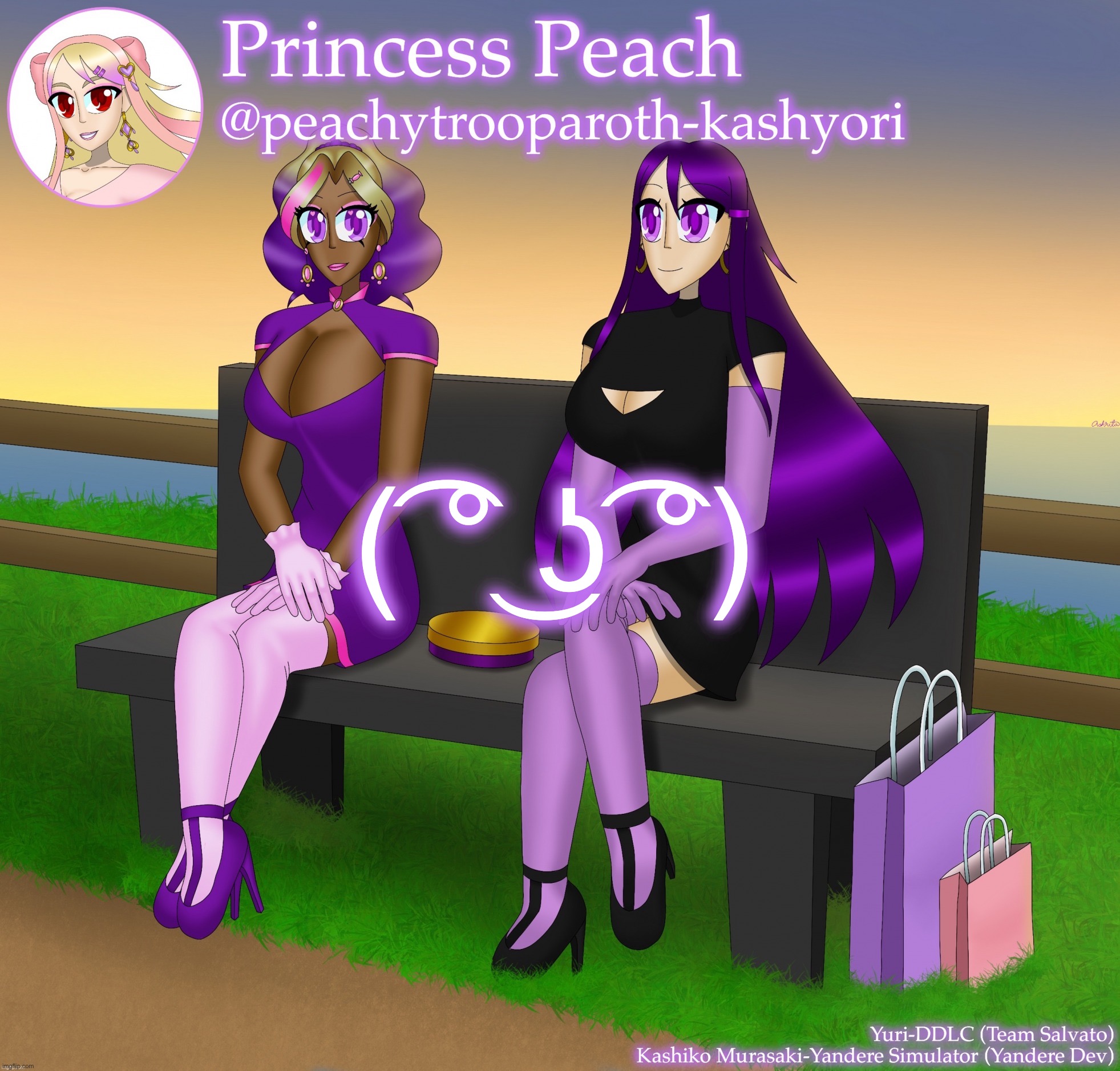 æ | ( ͡° ͜ʖ ͡°) | image tagged in yuri and kashiko murasaki | made w/ Imgflip meme maker