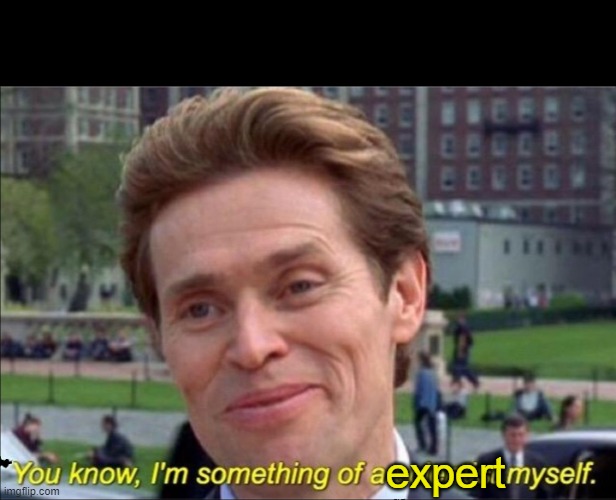 You know, I'm something of a scientist myself | expert | image tagged in you know i'm something of a scientist myself | made w/ Imgflip meme maker
