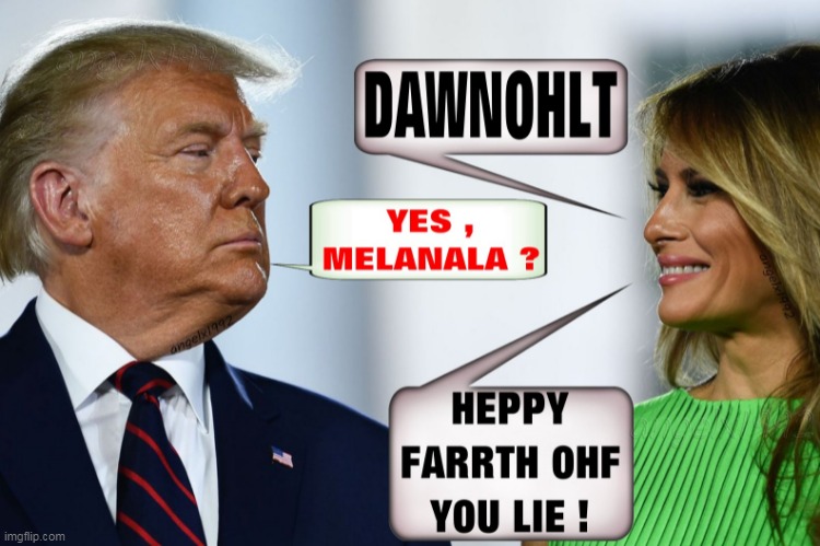 image tagged in melania trump,donald trump,fourth of july,july 4th,4th of july,liar | made w/ Imgflip meme maker