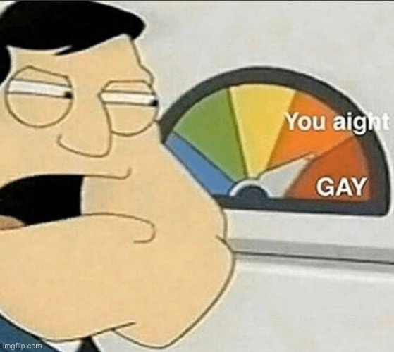 your on t h i n i c e | image tagged in u gay | made w/ Imgflip meme maker