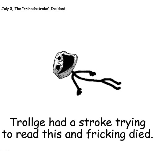 Trollge had a stroke trying to read this and fricking died Blank Meme Template