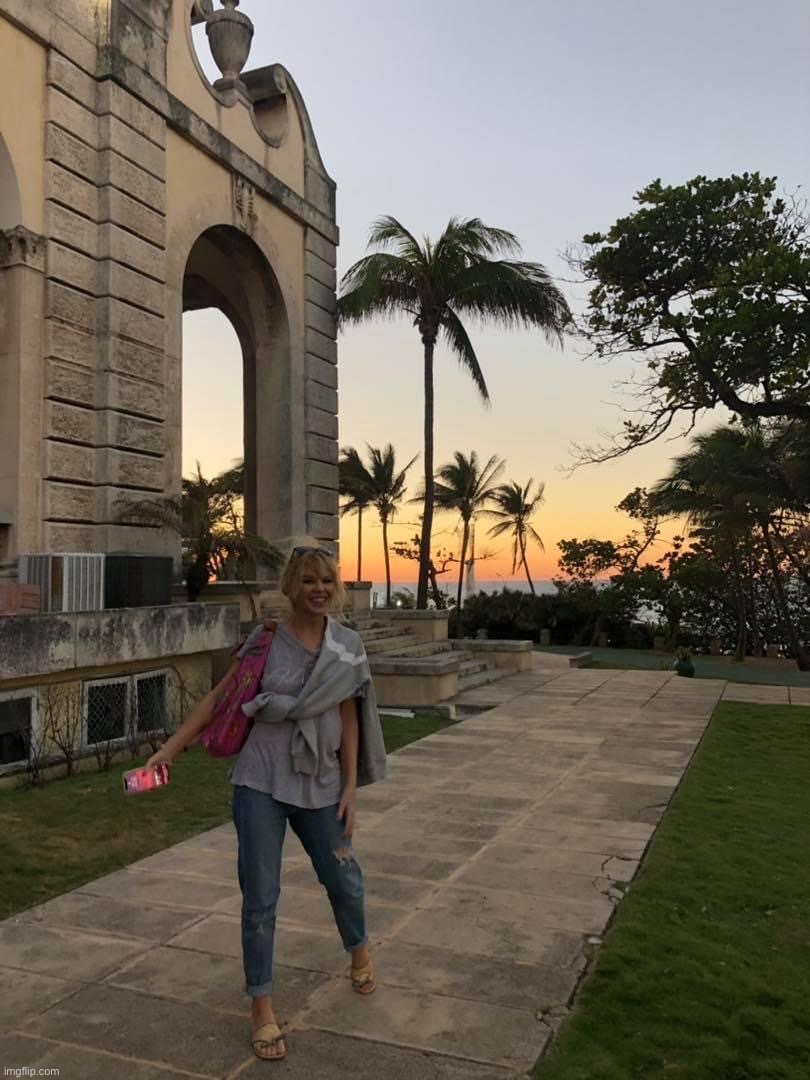 In Cuba = Commie confirmed | image tagged in kylie cuba | made w/ Imgflip meme maker