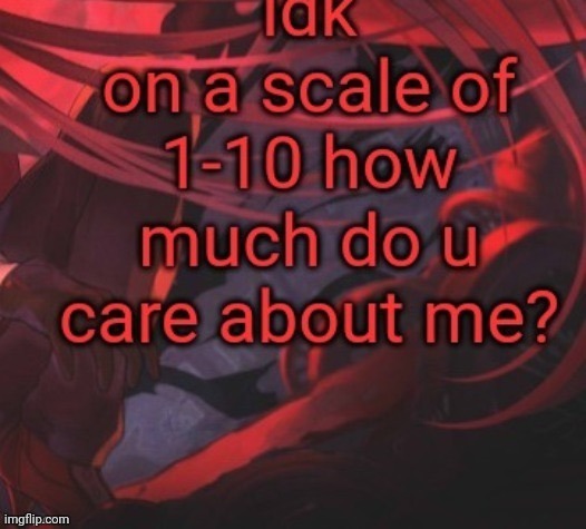 Not really that many people cares about me. | made w/ Imgflip meme maker
