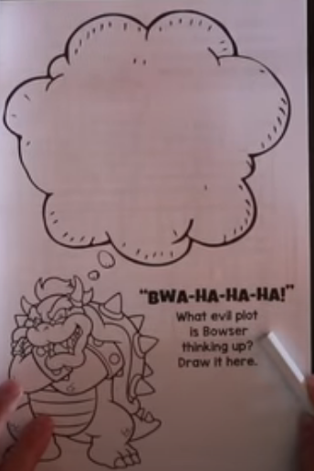 bowser thinking Blank Meme Template