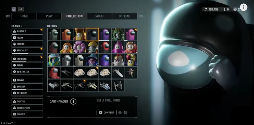 this battlefront mod is a bit sussy ngl | made w/ Imgflip meme maker