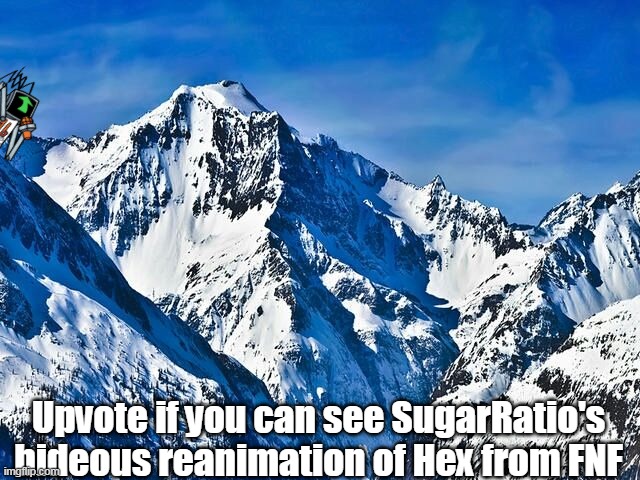 Give upvotes now | Upvote if you can see SugarRatio's hideous reanimation of Hex from FNF | image tagged in fnf | made w/ Imgflip meme maker