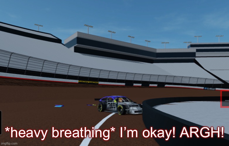 In his last race before being replaced by Blue who is replaced by Romain Grosjean. | *heavy breathing* I’m okay! ARGH! | image tagged in fittipaldi,f1,formula 1,memes,nascar,nmcs | made w/ Imgflip meme maker