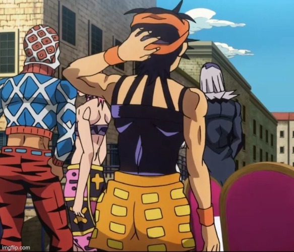 image tagged in narancia thicc | made w/ Imgflip meme maker