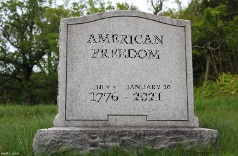 RIP Freedom - Stop Dem in 2022 | made w/ Imgflip meme maker
