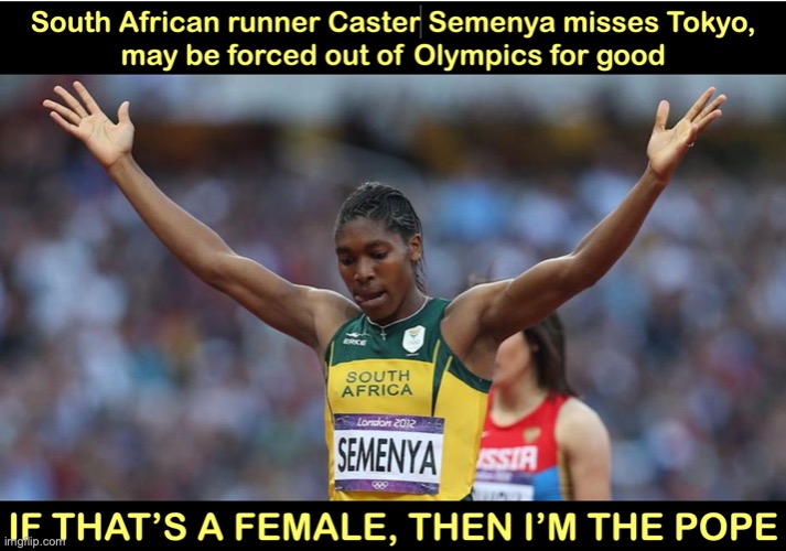 Caster Semenya | image tagged in olympics | made w/ Imgflip meme maker