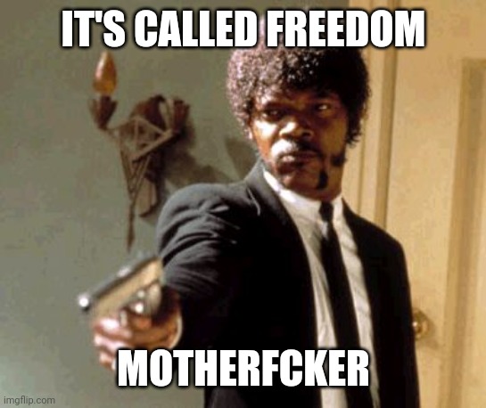 To all my American peeps who actually care about their freedoms. Happy Independence Day! | IT'S CALLED FREEDOM; MOTHERFCKER | image tagged in memes,say that again i dare you,independence day,america | made w/ Imgflip meme maker