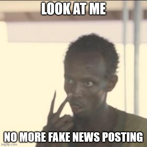 This is what i would love in this stream | LOOK AT ME; NO MORE FAKE NEWS POSTING | image tagged in memes,look at me | made w/ Imgflip meme maker