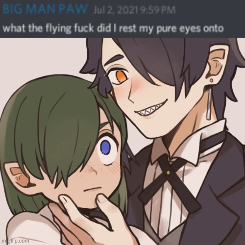 mood | image tagged in 'bellsmp ray and big man paw -picrew-' | made w/ Imgflip meme maker
