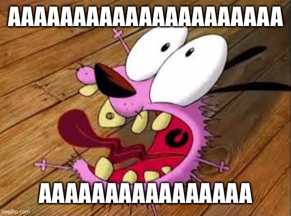 Courage | AAAAAAAAAAAAAAAAAAAAA AAAAAAAAAAAAAAAA | image tagged in courage | made w/ Imgflip meme maker
